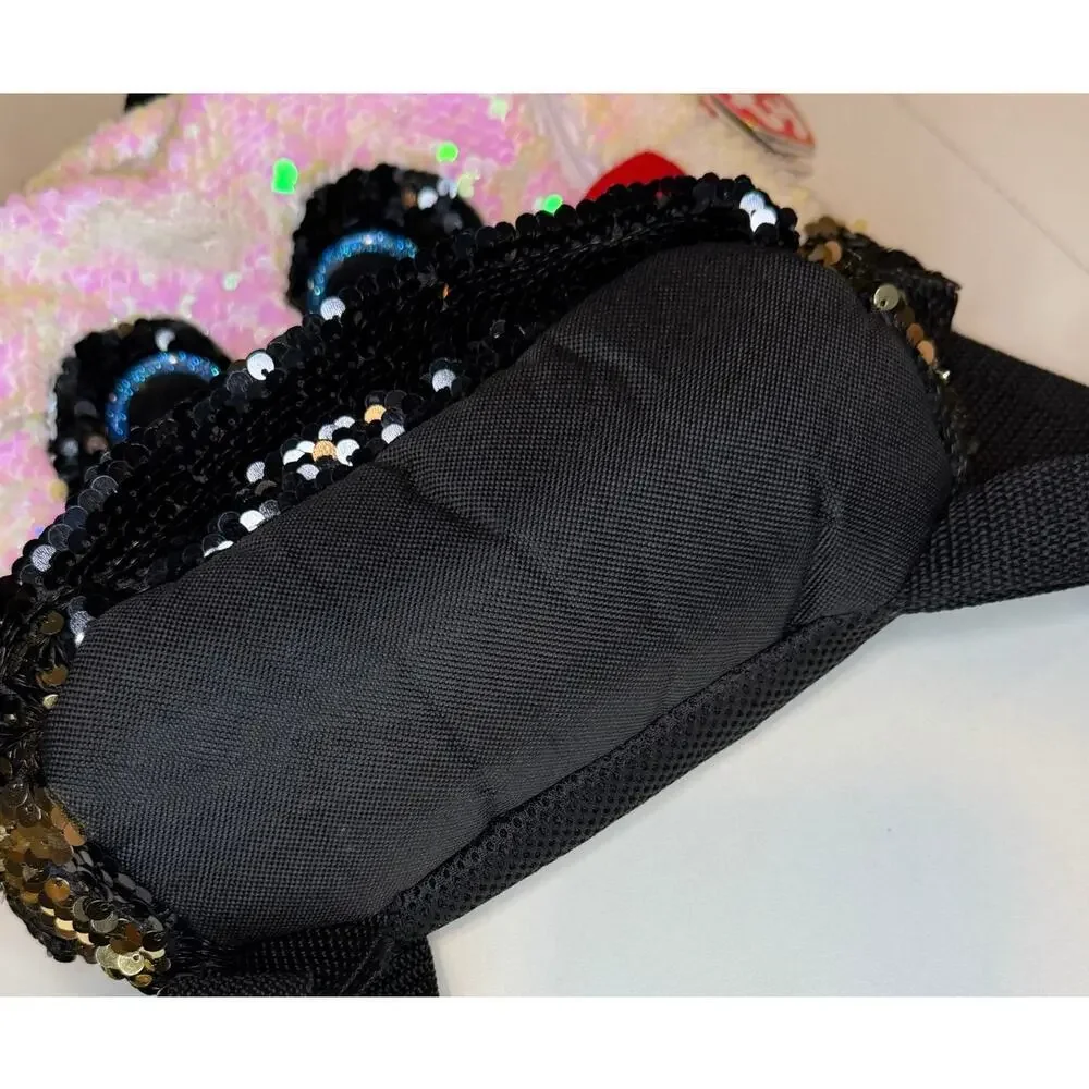 NWT Ty Fashion Sequin Panda Mini Backpack